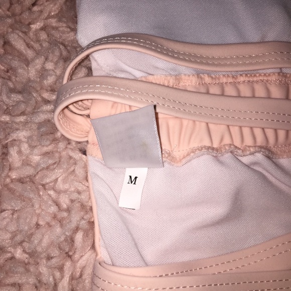 Romantic Pink Monokini with Bows Swimsuit - Picture 5 of 6